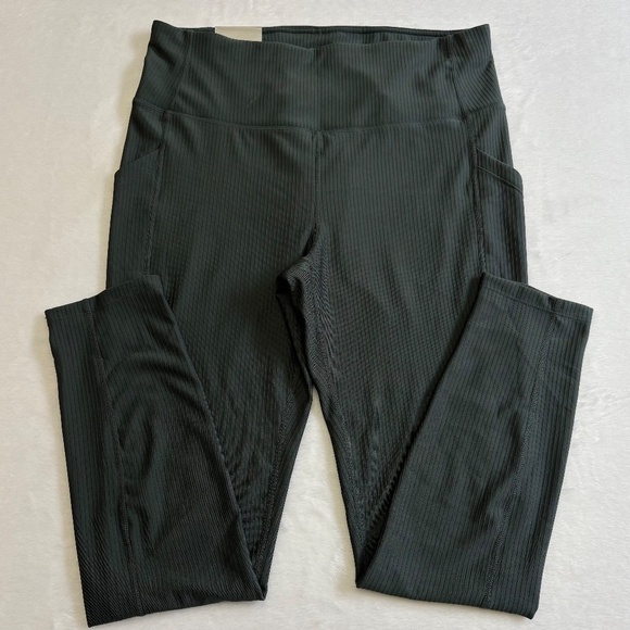 32 Degrees Cool Thin Ribbed Skinny Leggings, Urban Chic/Green, Size XL, NWT - Picture 5 of 14